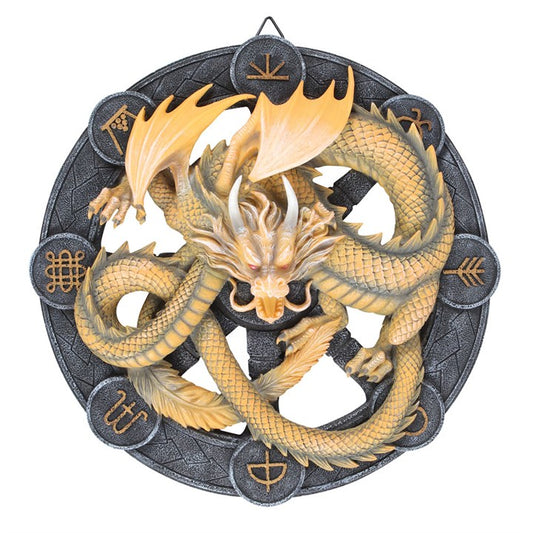 Imbolc Dragon Resin Wall Plaque