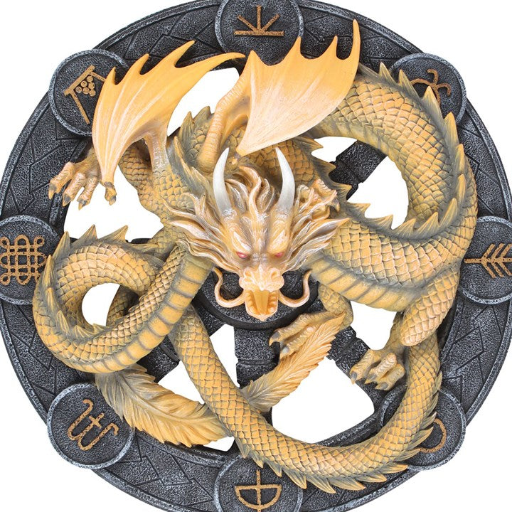 Imbolc Dragon Resin Wall Plaque