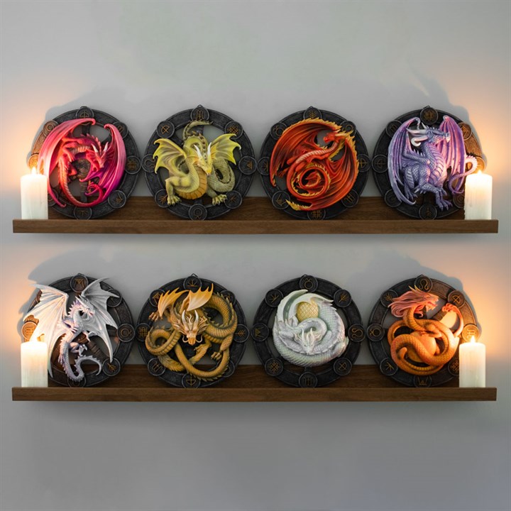 Imbolc Dragon Resin Wall Plaque