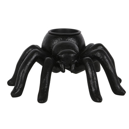Spider Tealight Holder – Gothic Resin Candle Holder for Creepy Décor