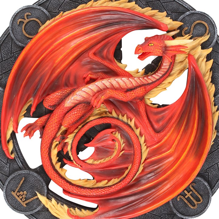 Anne Stokes ‘Mabon’ Dragon 3D Wall Plaque – Dragons of the Sabbats Collection