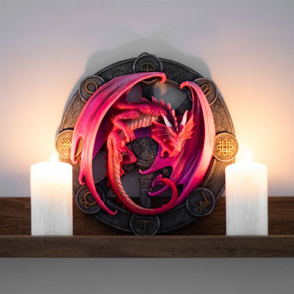 Lammas Dragon 3D Wall Plaque – Dragons of the Sabbats Collection