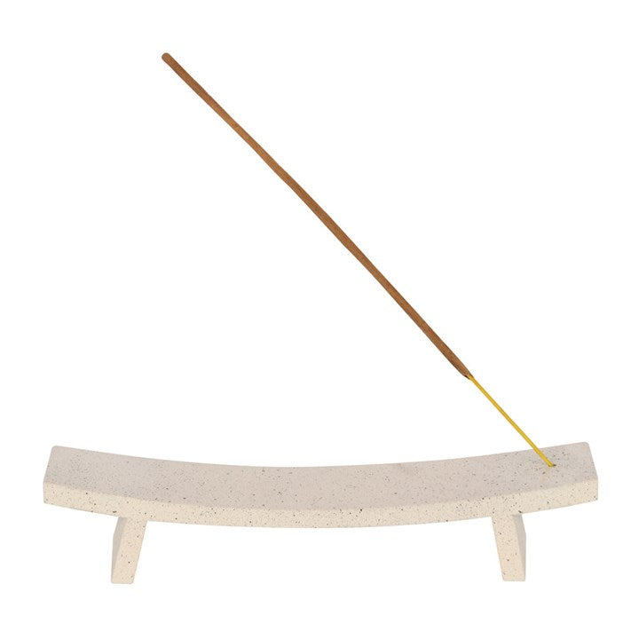 Cream Speckle Incense Ash Catcher – Modern Ritual Stick Holder