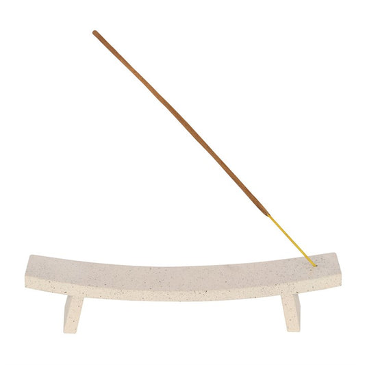 Cream Speckle Incense Ash Catcher – Modern Ritual Stick Holder