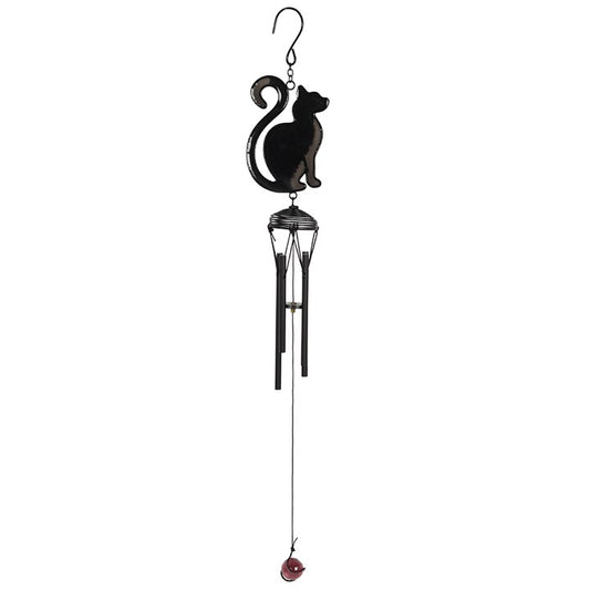 Cat Profile Windchime – Harmony, Protection & Feline Grace