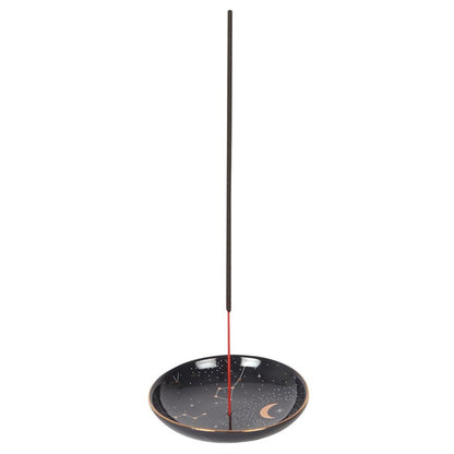 Celestial Constellation Incense Holder – Gold Foil Ritual & Décor Dish