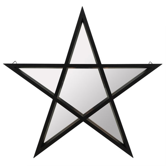 Pentagram Wall Art & Mirror – Gothic Statement Décor for Home & Ritual Spaces