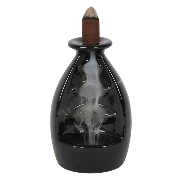 Cocoon Backflow Incense Burner – Tiered Smoke Flow Ritual Vessel