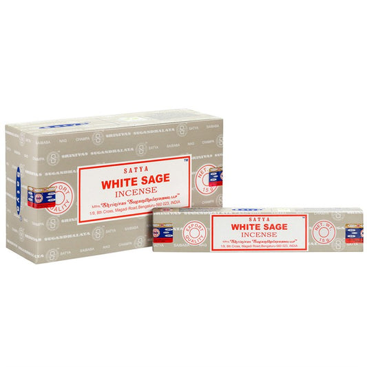 Set of 12 White Sage Incense Packs – Cleansing & Purification Ritual Incense