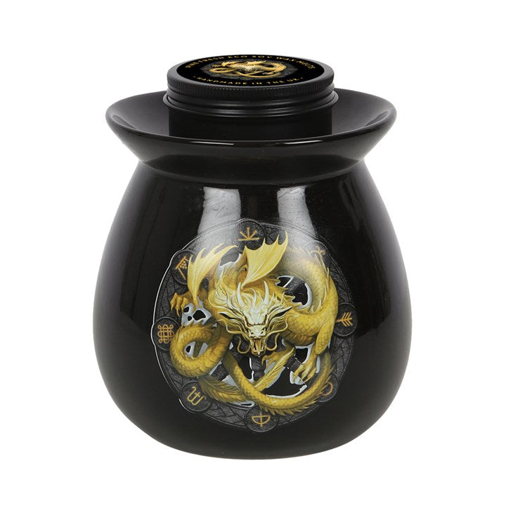 Anne Stokes Imbolc Dragon Oil Burner & Pine Wax Melt Gift Set – Dragons of the Sabbat