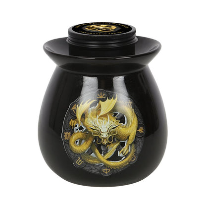 Anne Stokes Imbolc Dragon Oil Burner & Pine Wax Melt Gift Set – Dragons of the Sabbat