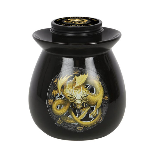 Anne Stokes Imbolc Dragon Oil Burner & Pine Wax Melt Gift Set – Dragons of the Sabbat