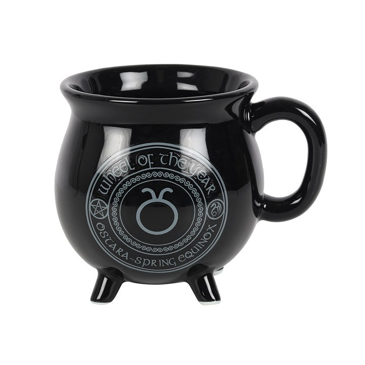 Ostara Cauldron Mug – Colour Changing Sabbat Design
