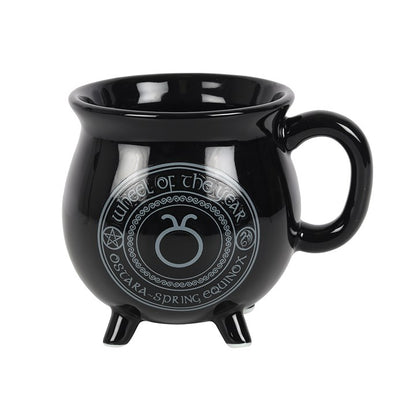 Ostara Cauldron Mug – Colour Changing Sabbat Design