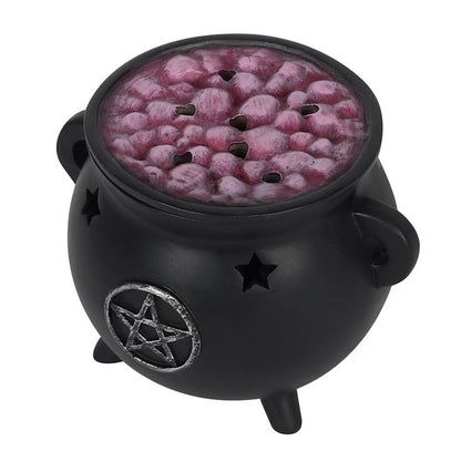 Pentagram Cauldron Incense Cone Burner – Witch’s Altar Smoke Vessel