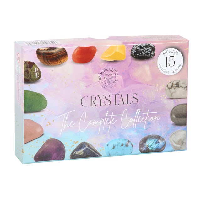 Crystal Healing Starter Kit – 15 Chakra Balancing Tumblestones