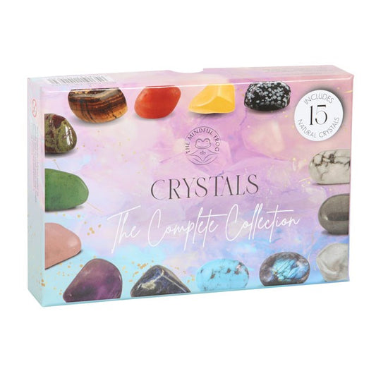 Crystal Healing Starter Kit – 15 Chakra Balancing Tumblestones