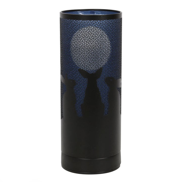 Lisa Parker Moon Gazing Hares Aroma Lamp – LED Fragrance Oil Burner (USB Powered)