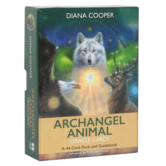 Archangel Animal Oracle Card Deck by Diana Cooper – 44 Cards & 140-Page Guidebook