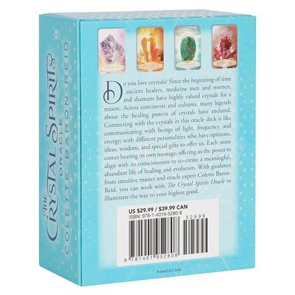 The Crystal Spirits Oracle by Colette Baron-Reid – 58 Cards & 215-Page Guidebook