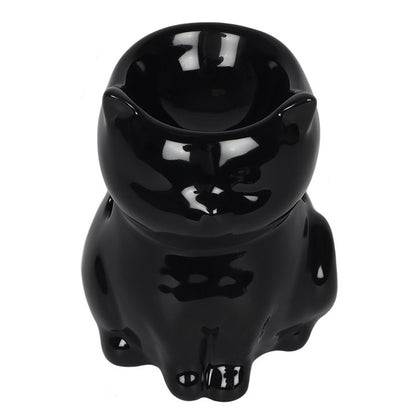 Black Cat Oil Burner – Ceramic Aroma & Wax Melt Burner for Mystical Home Décor