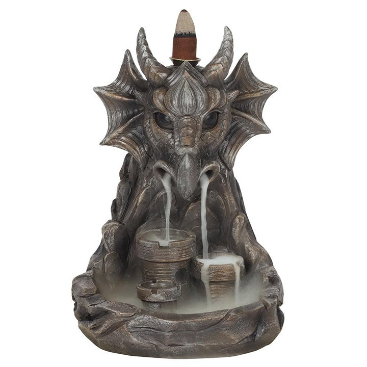 Dragon Backflow Incense Burner – Smoke Flow Castle Design