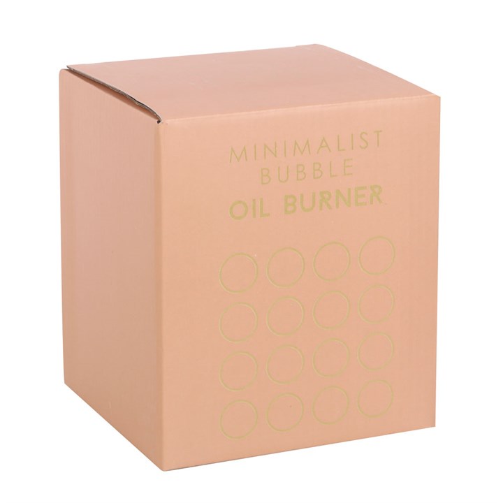 Bubble Oil Burner – Speckled Dolomite Aroma & Wax Melt Warmer for Modern Homes