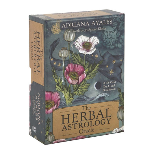 The Herbal Astrology Oracle Cards – 55-Card Divination Deck with 176-Page Guidebook
