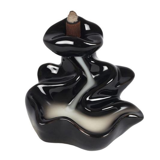 River Backflow Incense Burner – Flowing Waterfall Smoke Ritual Vessel