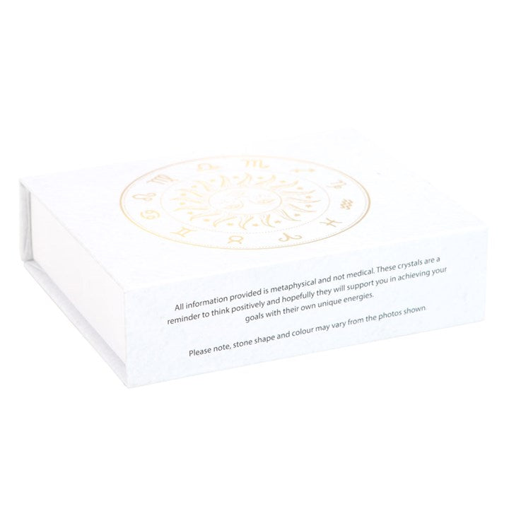 Virgo Zodiac Crystal Tumblestone Gift Set – Balance, Clarity & Protection