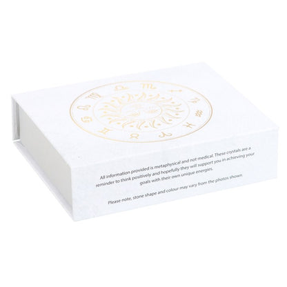 Cancer Zodiac Crystal Set – 5 Healing Tumblestones for Love, Protection & Intuition