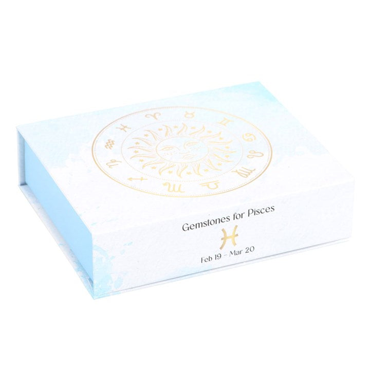 Pisces Crystal Healing Set – Intuition, Creativity & Emotional Balance (Set of 5 Tumble stones)