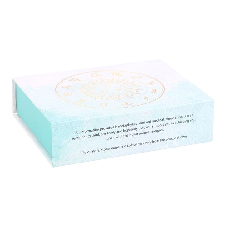 Sagittarius Zodiac Crystal Set – 5 Healing Tumblestones for Intuition, Peace & Adventure