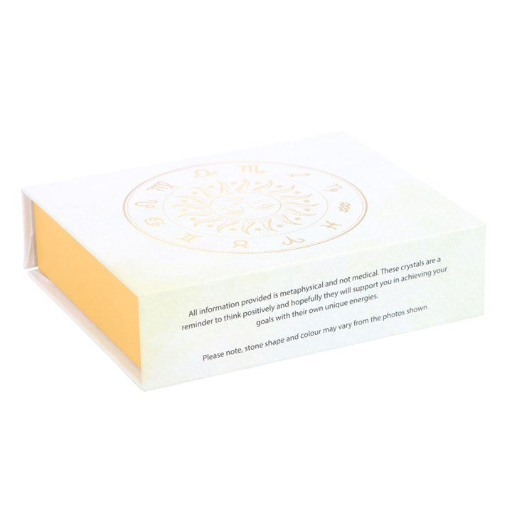 Gemini Zodiac Crystal Set – 5 Healing Tumblestones for Clarity, Love & Emotional Balance