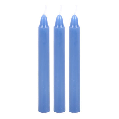 Pack of 12 Blue Communication Spell Candles – Confidence & Clarity Ritual Candles
