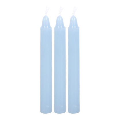 Pack of 12 Light Blue Harmony Spell Candles – Balance & Peace Ritual Candles