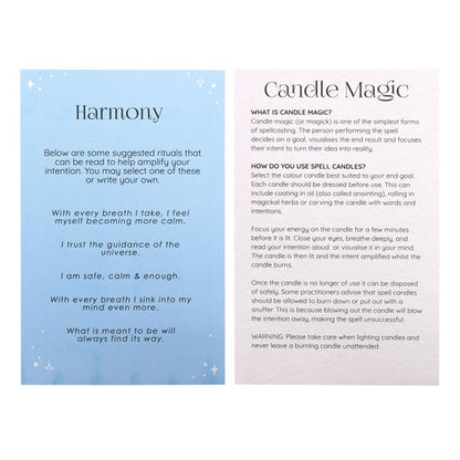 Pack of 12 Light Blue Harmony Spell Candles – Balance & Peace Ritual Candles