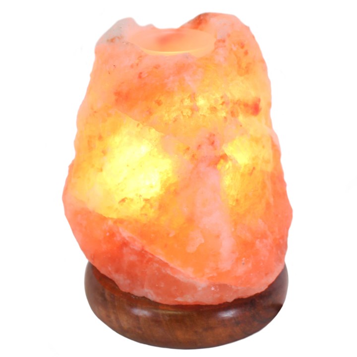 Himalayan Salt Aroma Lamp (1.5–2 kg) – Natural Ioniser & Fragrance Diffuser for Healing Spaces