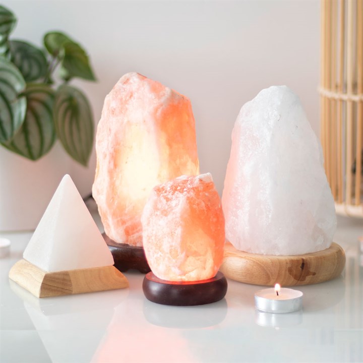 Himalayan Salt Aroma Lamp (1.5–2 kg) – Natural Ioniser & Fragrance Diffuser for Healing Spaces