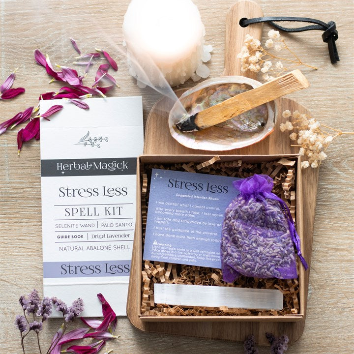 Stress Less Spell Kit – For Relaxation, Energy Cleansing & Serenity