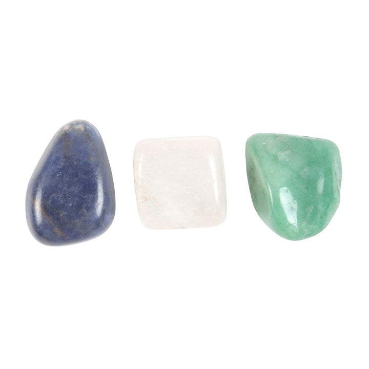Stress Less Crystal Set – Green Aventurine, Clear Quartz & Sodalite
