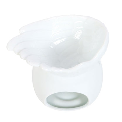 Angel Wing Oil Burner – Ceramic Aroma & Wax Melt Burner for Protection & Peace
