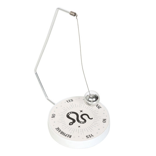 Mystic Snake Pendulum Decision Maker – Metal Divination Tool for Quick Answers