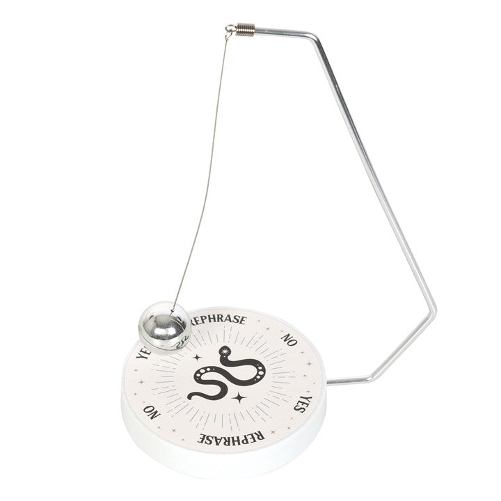 Mystic Snake Pendulum Decision Maker – Metal Divination Tool for Quick Answers