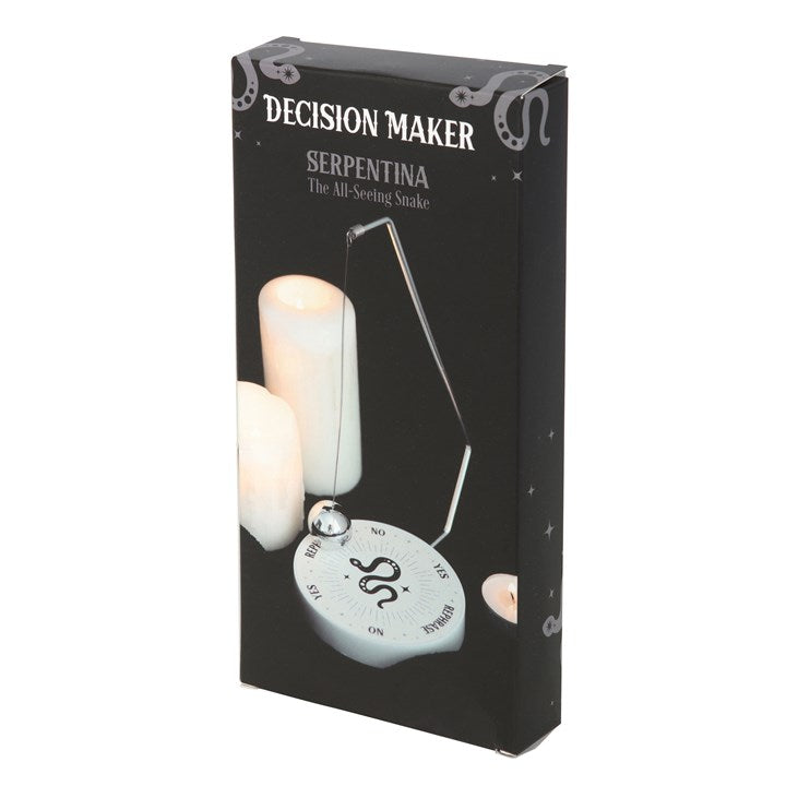 Mystic Snake Pendulum Decision Maker – Metal Divination Tool for Quick Answers