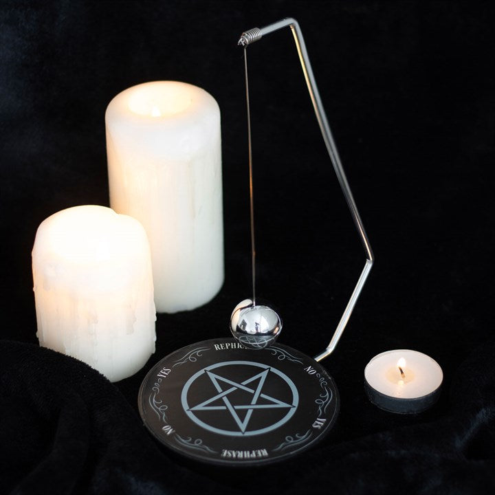 Gothic Pentagram Pendulum Decision Maker – Mystical Divination Tool with Six Answers
