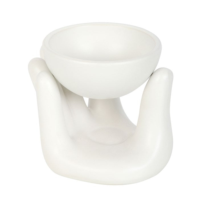 Ceramic Hand Oil Burner – Modern Aroma Burner for Fragrance Oils
