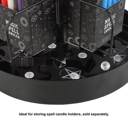 Ritual Candle Merchandising Display – 72 Magic Spell Candle Packs on Tabletop Spinner