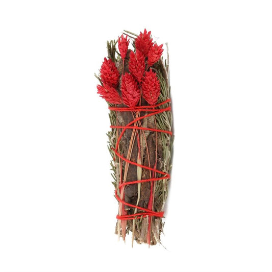 6in Ritual Smudge Wand with Rosemary & Yerba Santa Sage – Love, Healing & Spiritual Protection
