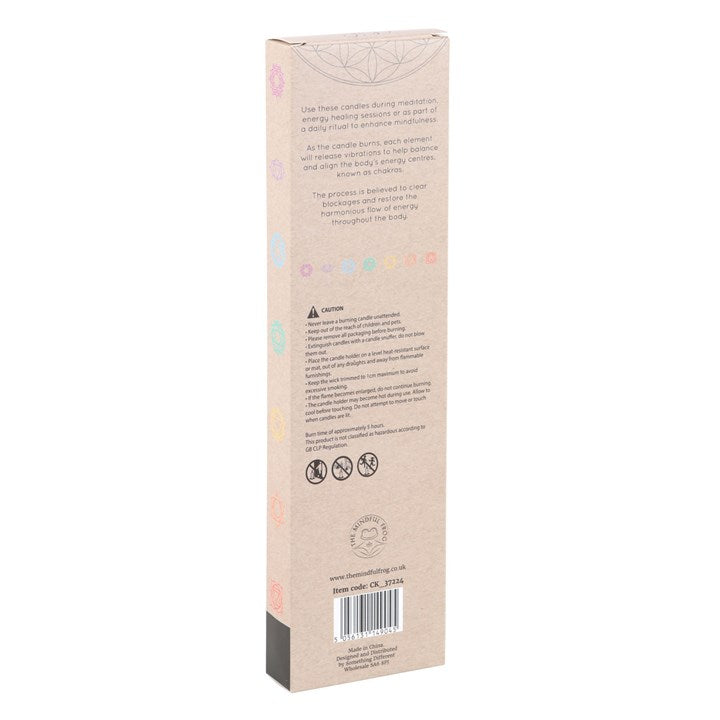 Energy Alignment Candle Set – 3 Chakra Balancing Taper Candles